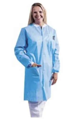 Maytex 6250B-XLARGE Lab Coat Blue X-Large