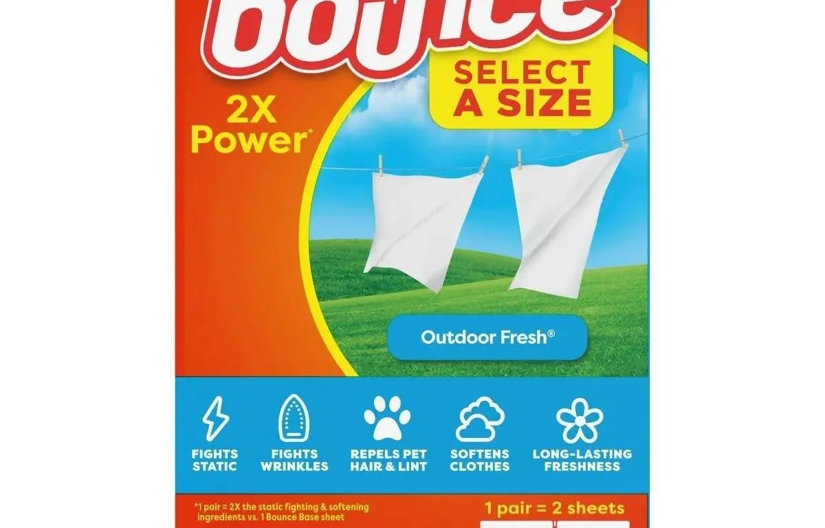 Bounce Outdoor Fresh Dryer Sheets 400ct