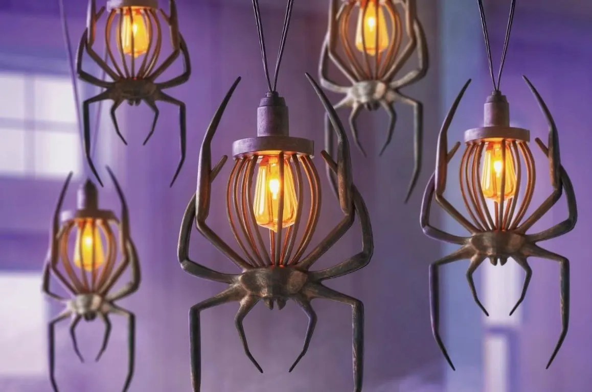 Halloween Flame Lights 5ct Set