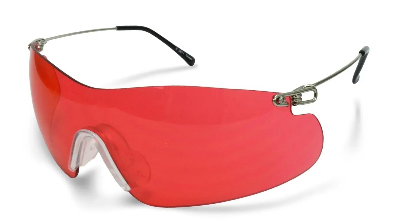 Radians Clay Pro Shooting Glasses Vermilion Silver