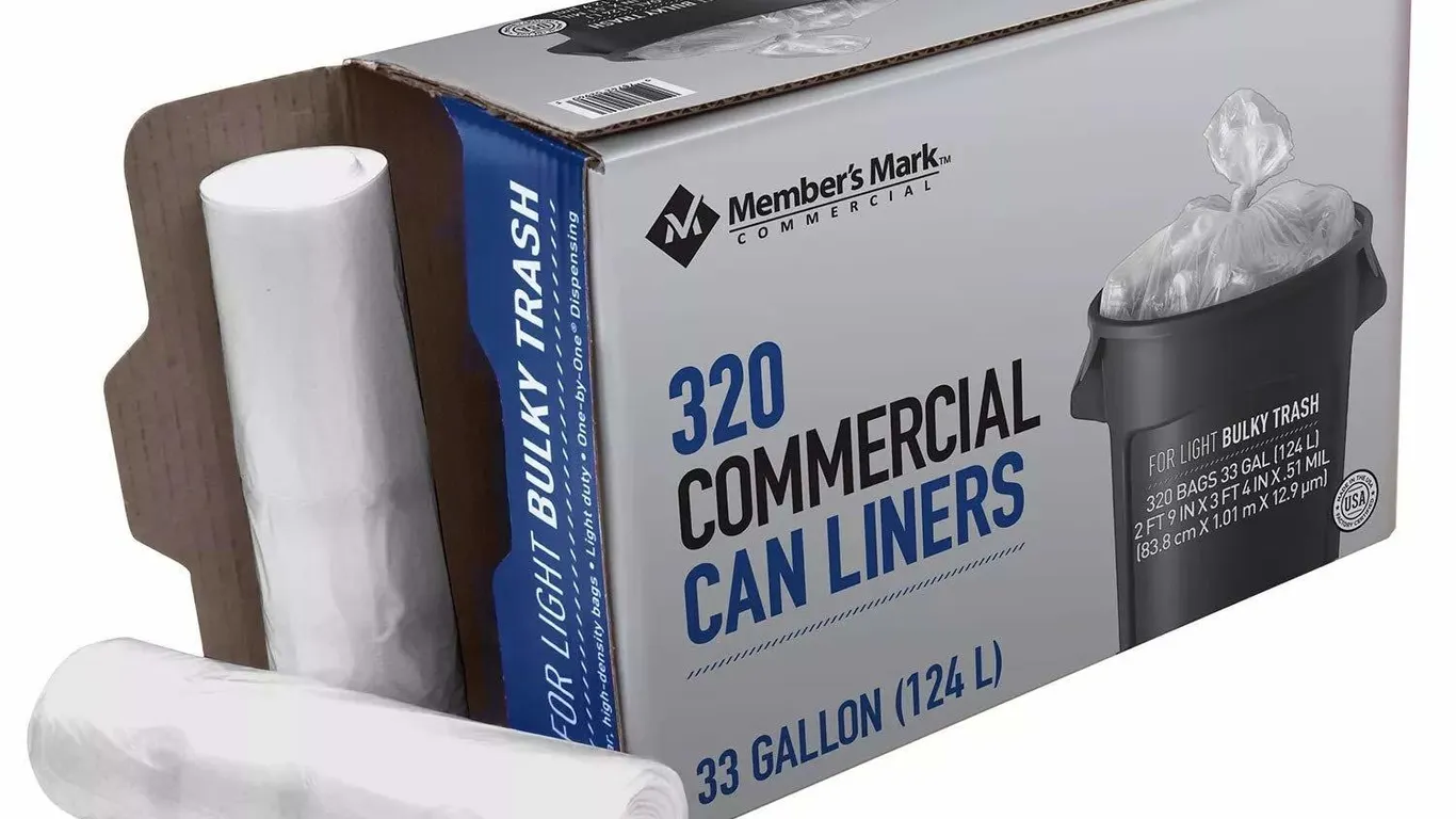 33 Gal Commercial Can Liners 320ct