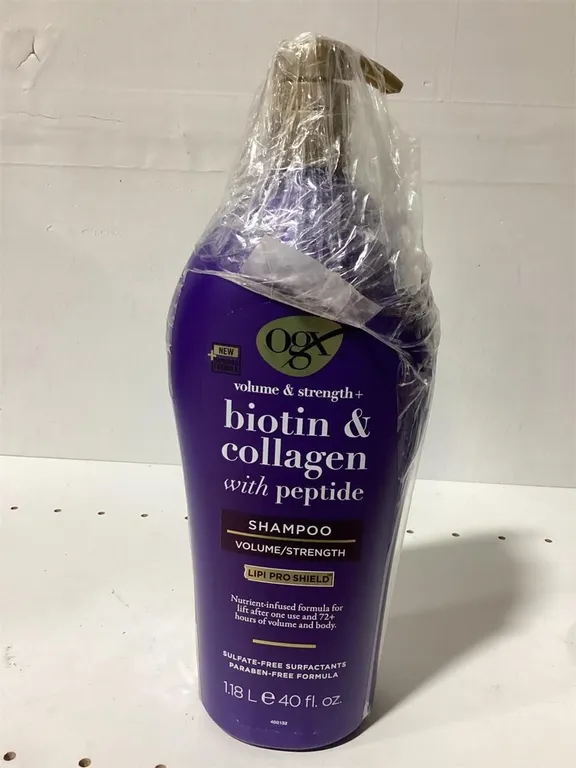 Ogx Biotin Collagen Shampoo 40oz Purple