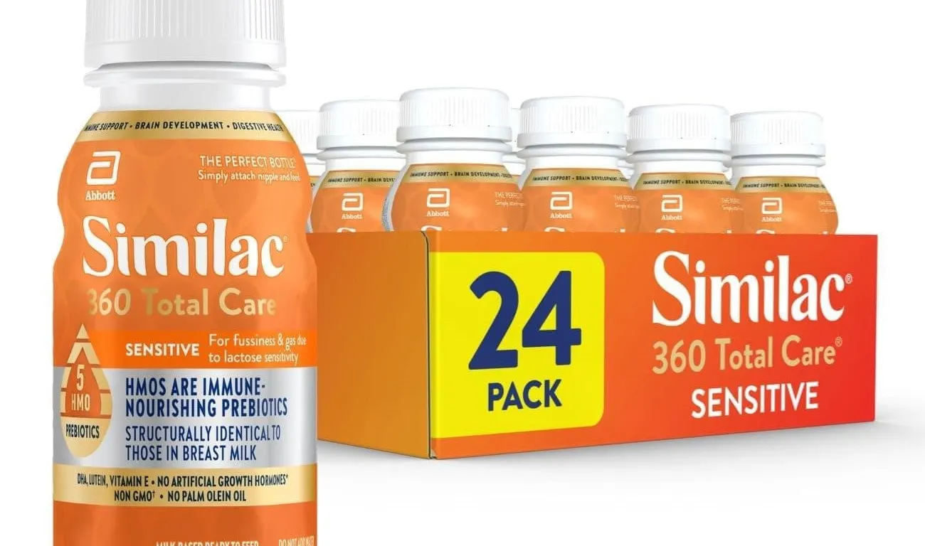 Similac 360 Total Care Sensitive Formula 24pk 8ct
