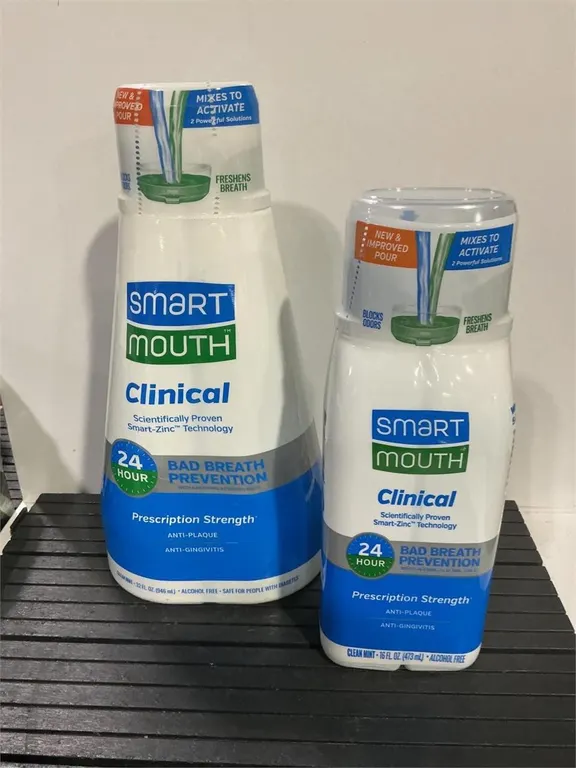 SmartMouth Clinical Mouthwash Bundle 32oz 16oz