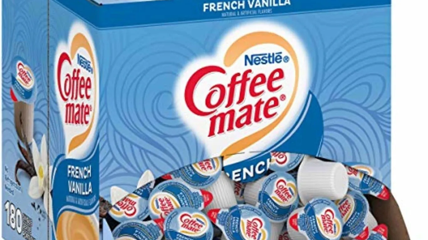 Coffee Mate French Vanilla Creamer 180ct Singles