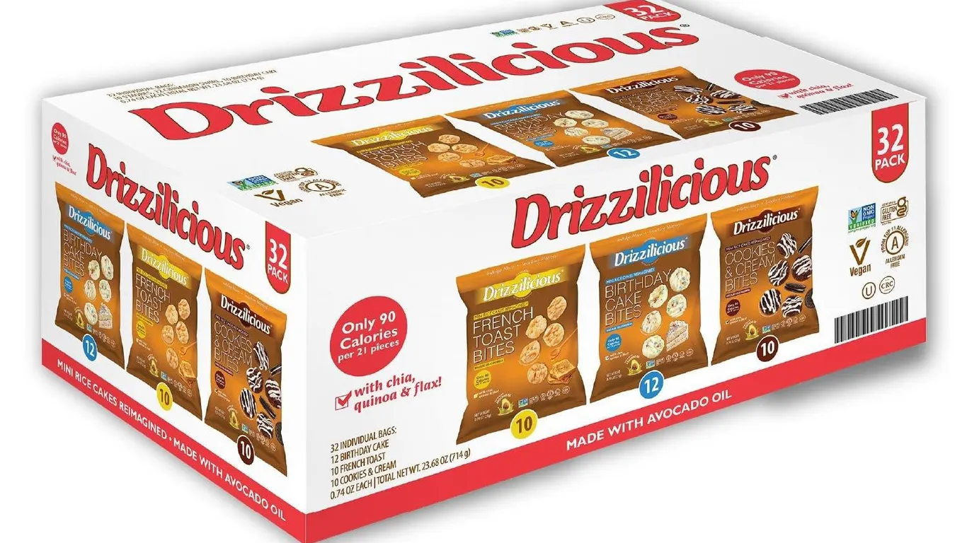 Drizzilicious Rice Cakes Bundle 32 Pack Variety