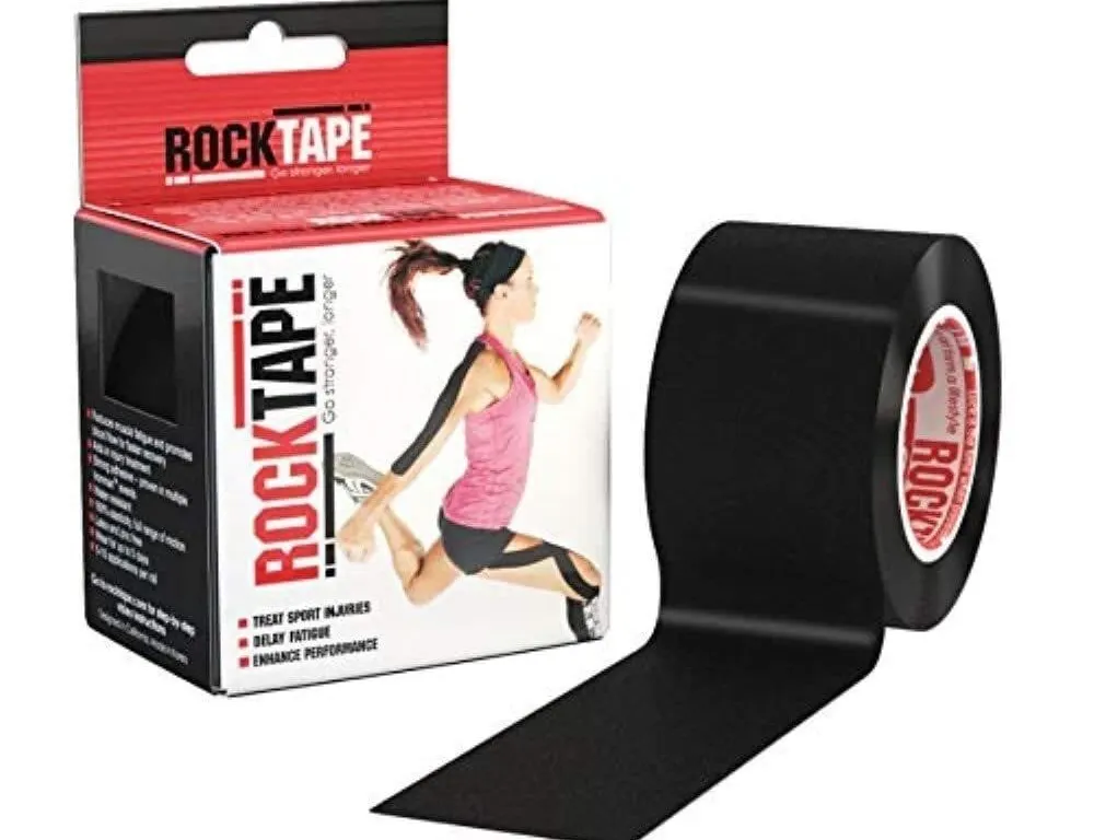 RockTape Athletic Tape Black 2 x 16.4