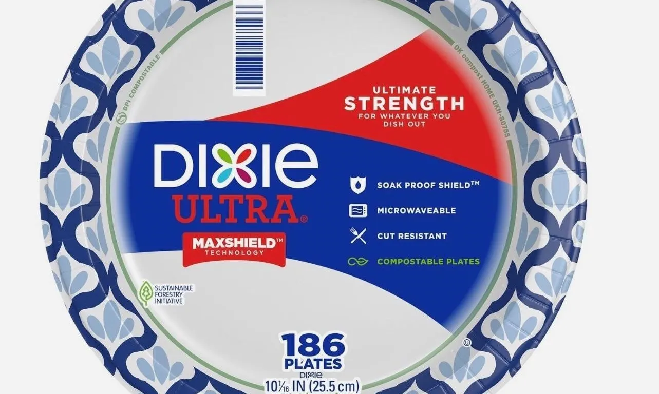 Dixie Ultra Heavyweight Paper Plates 10in