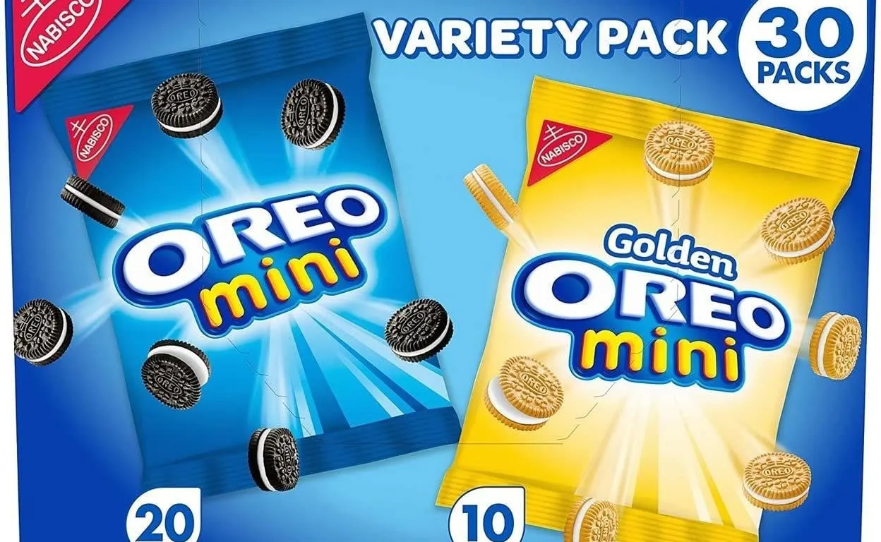 Oreo Mini Sandwich Cookies 1.5oz 30 Pack $14.97