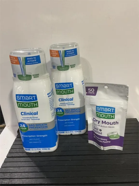 SmartMouth Bundle Clinical Mouthwash and Mints