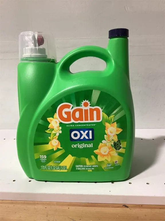 Gain Oxi Liquid Laundry Detergent 170 Fl Oz