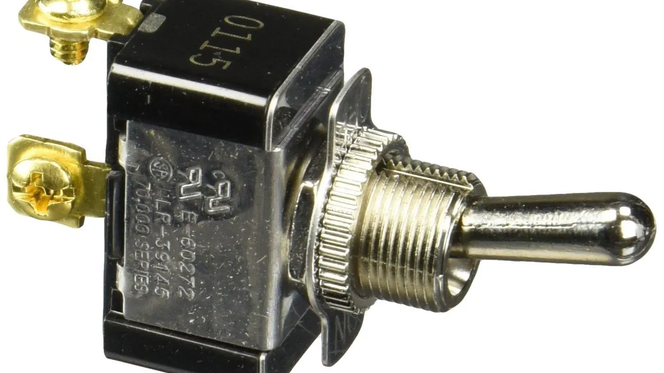 Pollak 34-571P Toggle Switch On-Off Silver Handle