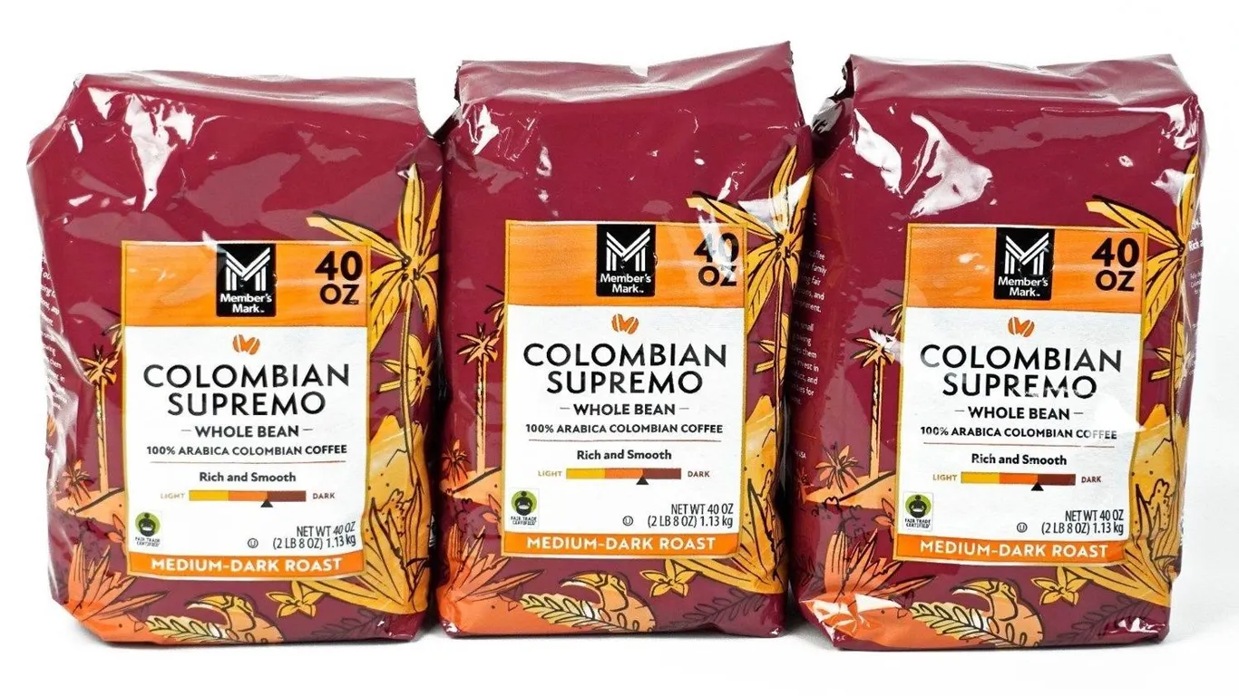 Colombian Supremo Whole Bean 40 oz.