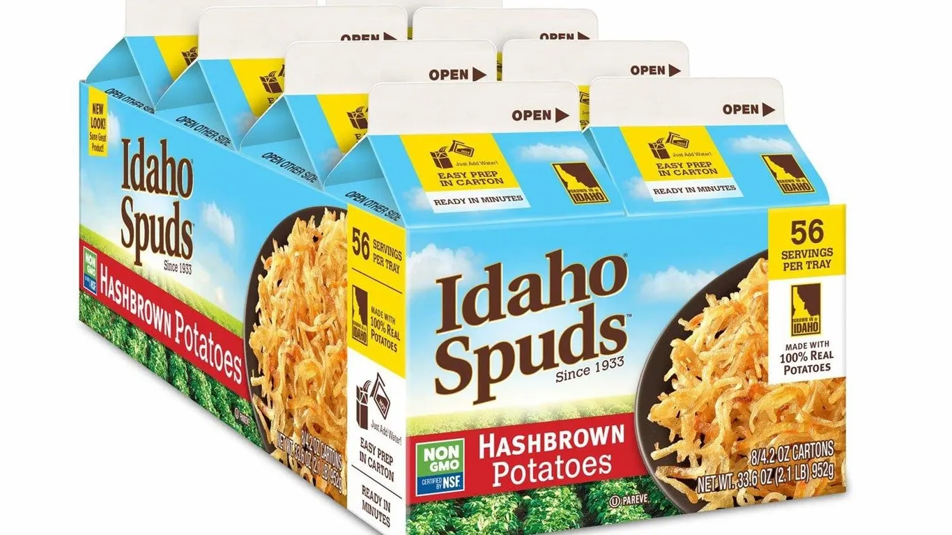Idaho Spuds Hashbrown Potatoes 4.2oz 8 Pack