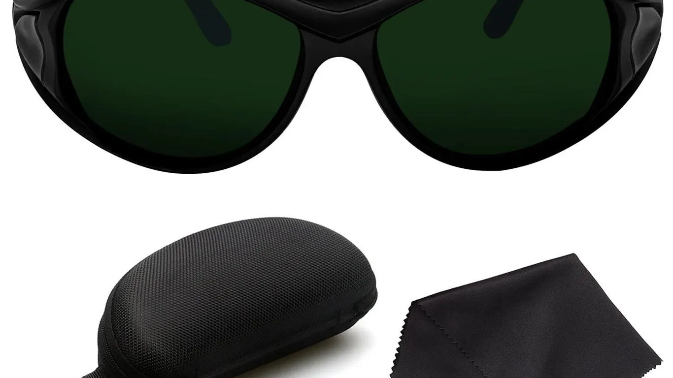 Ladyponycsc Laser Safety Glasses Green Tinted