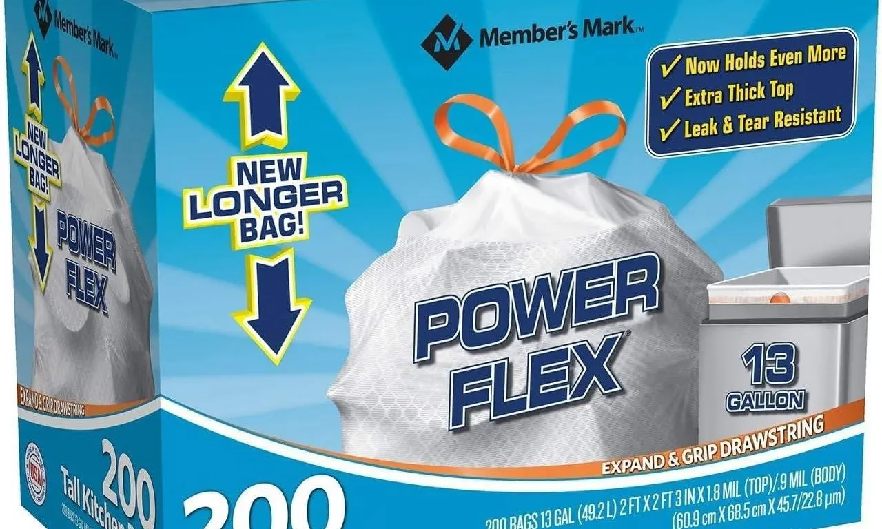 Tall Kitchen Trash Bags 200 Count