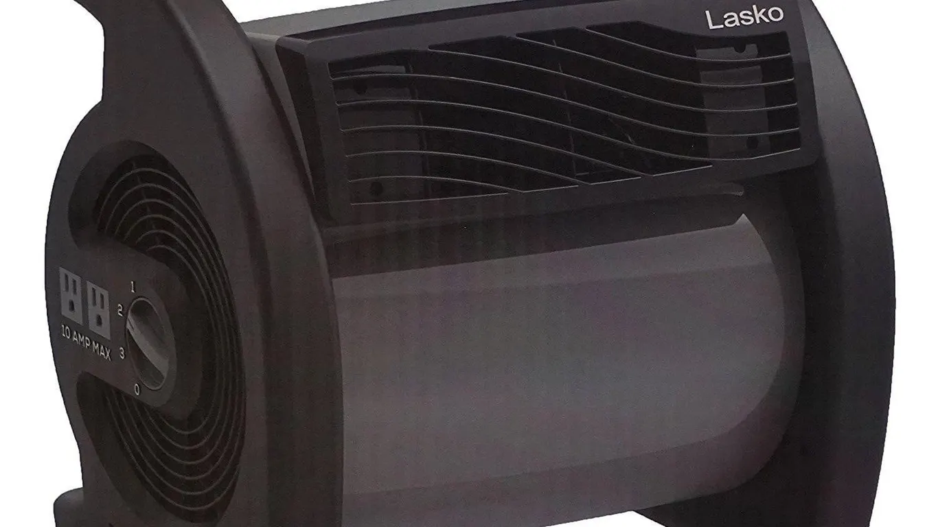 Lasko U15720 13.25 Inch Black Utility Fan