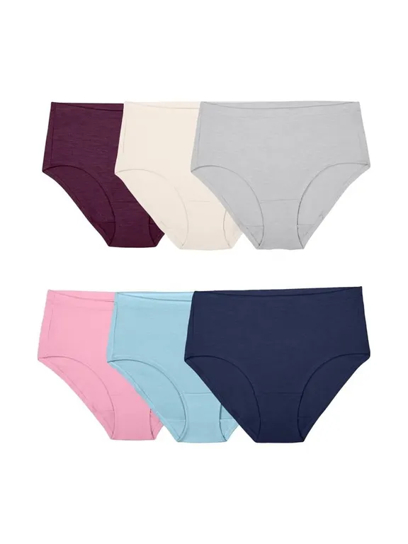 Fruit Of The Loom Womens Modal Briefs 6 Pack 9