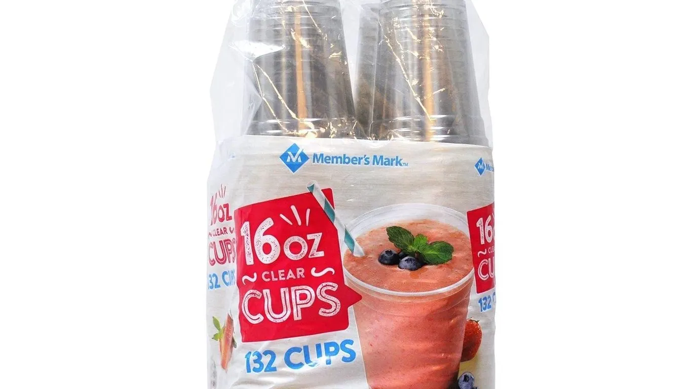 16oz Clear Plastic Cups 132ct