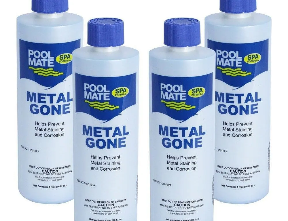 Pool Mate Metal Gone Spa Metal Remover 4-Pack
