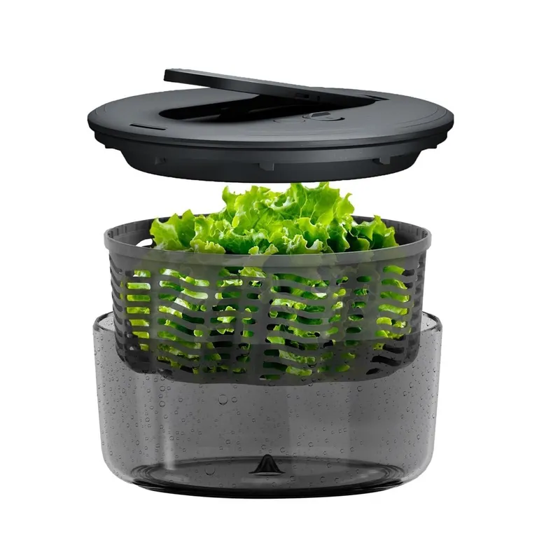Zyliss Swift Dry Salad Spinner Large Black