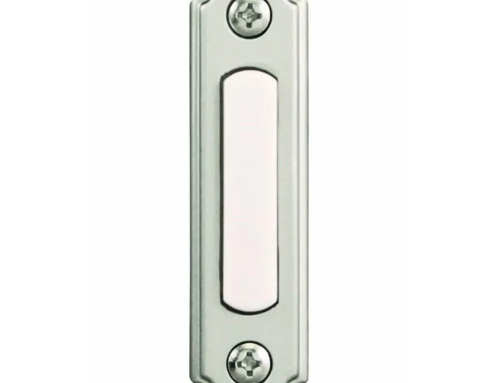 Defiant 18000037 Wired Led Doorbell Brushed Nickel