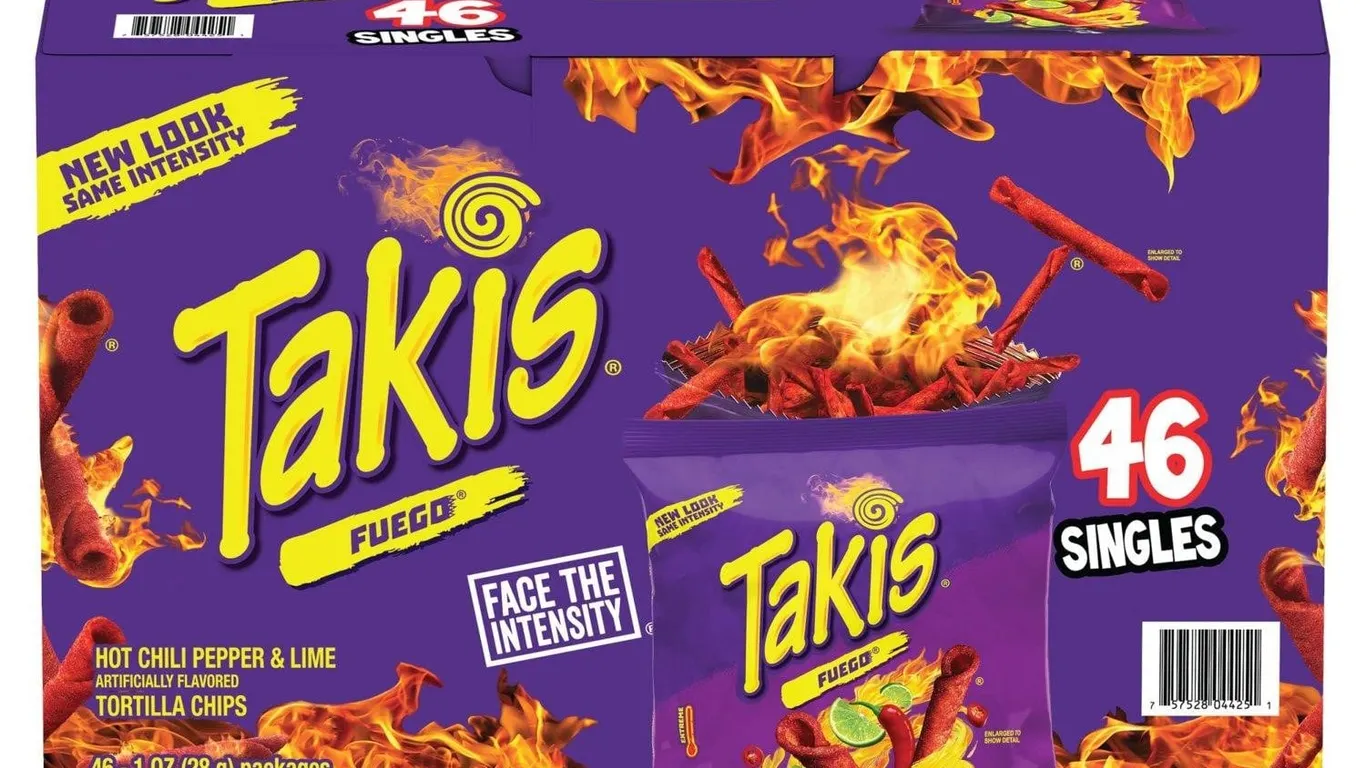 Takis Fuego Rolled Tortilla Chips 46ct 1oz Bags