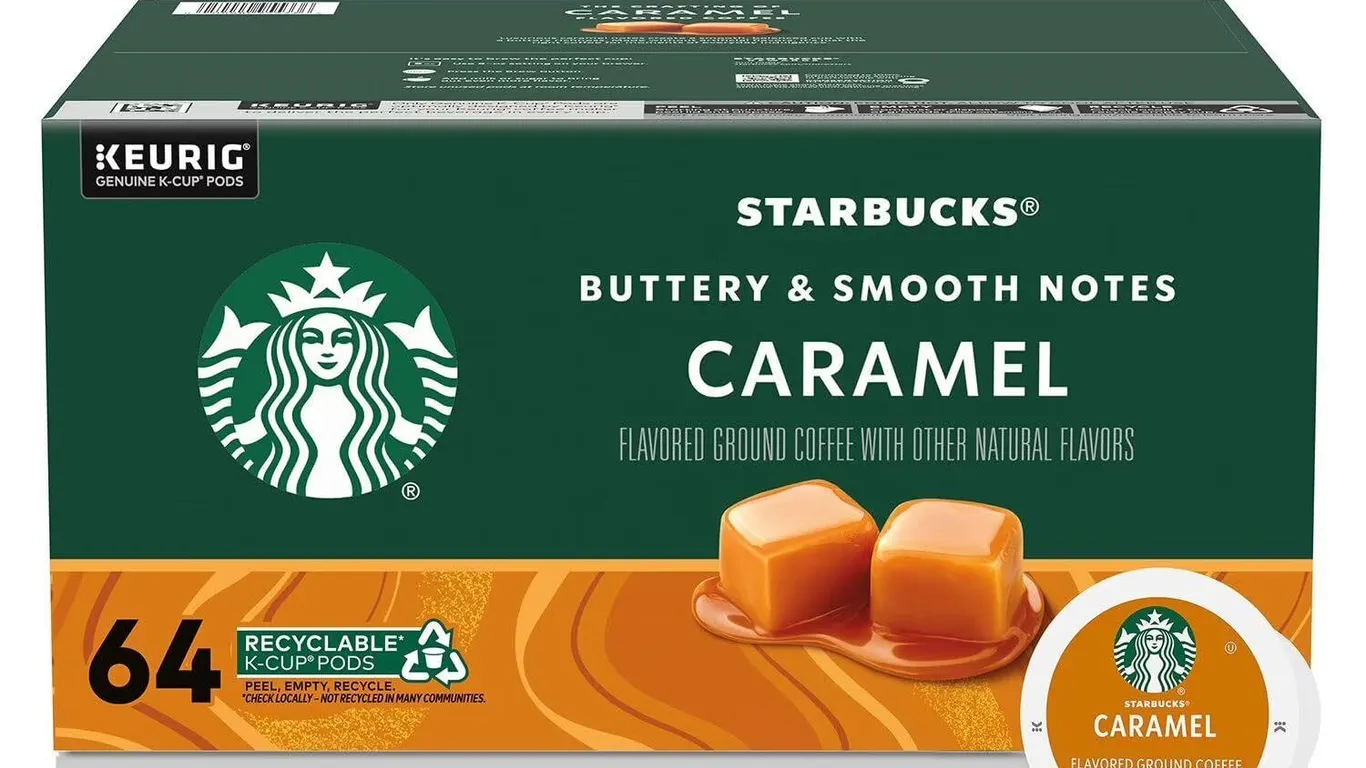 Starbucks Caramel Coffee K-Cup Pods 64 Count