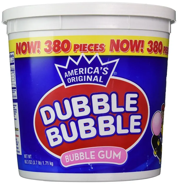 Dubble Bubble Original Bubble Gum 380 Count 60.3oz