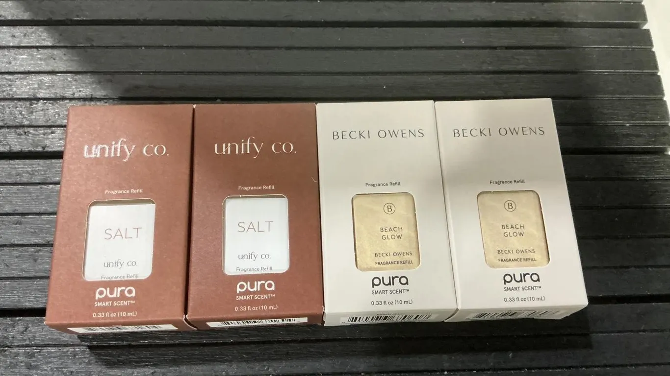 Pura Smart Scent Fragrance Refill 4 Pack Bundle