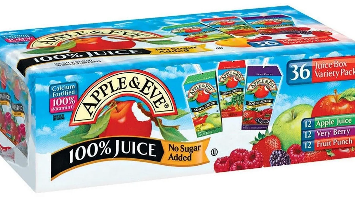 Apple Eve Apple Juice Boxes 6.75oz 36ct