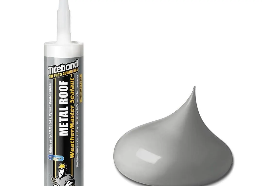 Titebond 62611 Metal Roof Sealant Silver 9.5 Oz.