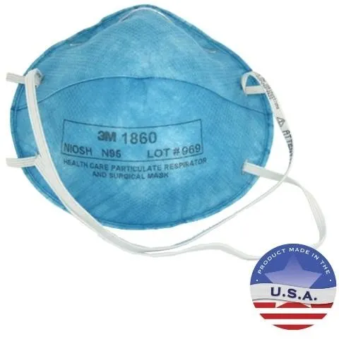 M 1860 Particulate Respirator and Surgical Mask