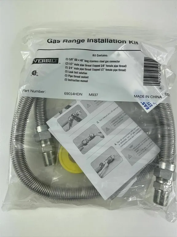 Everbilt 69014HDN Gas Range Installation Kit 48in
