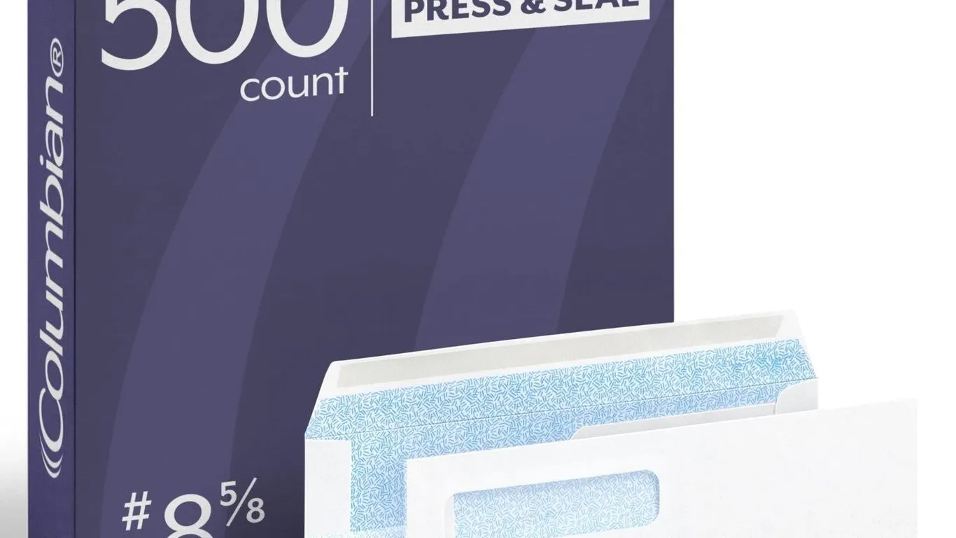 Columbian 8-58 Double Window Security Envelopes