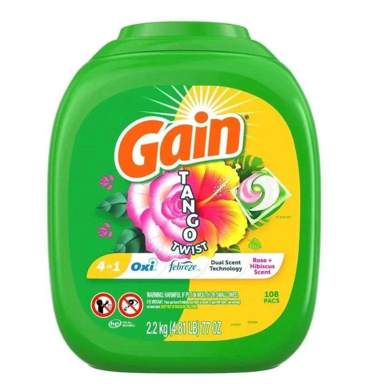 Gain Tango Twist 108ct Laundry Detergent Pacs
