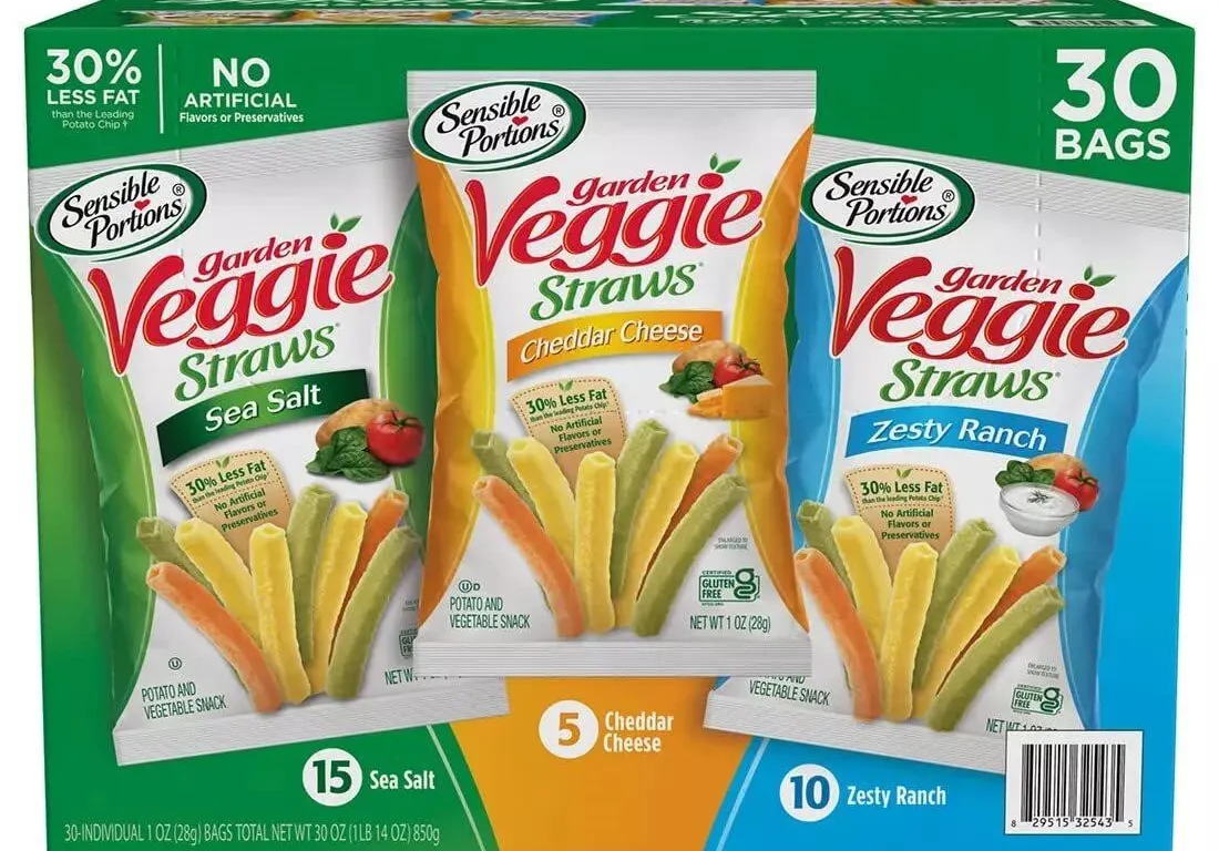Sensible Portions Veggie Straws 30oz 30ct Baked