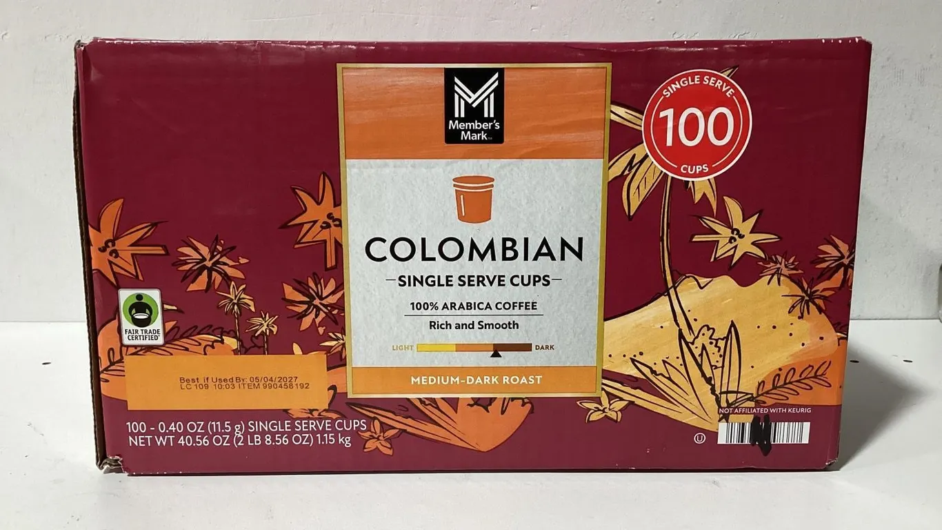 Colombian Medium-Dark Roast Coffee Pods 1ct
