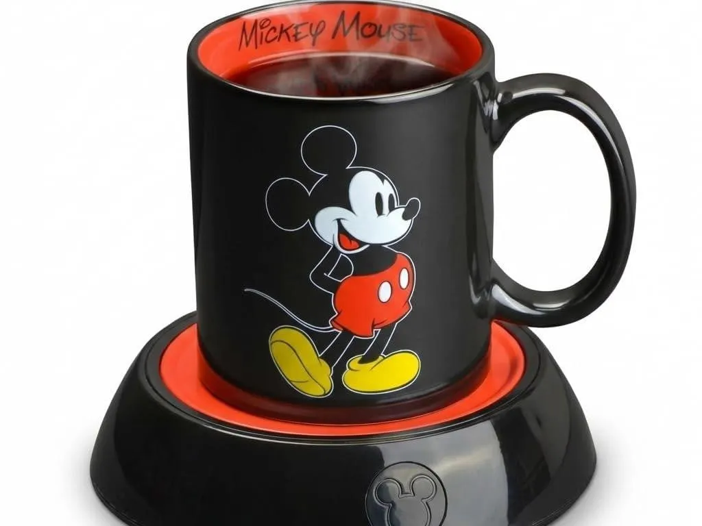 Select Brands Mickey Mouse Mug Warmer and 12oz Mug