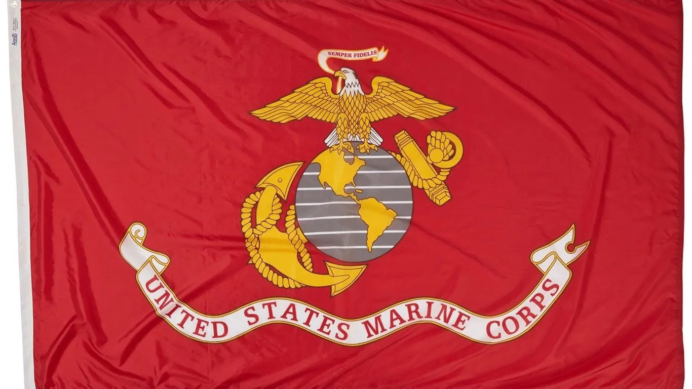 Annin Flagmakers 603 U.S. Marine Corps Flag 5x8 Ft