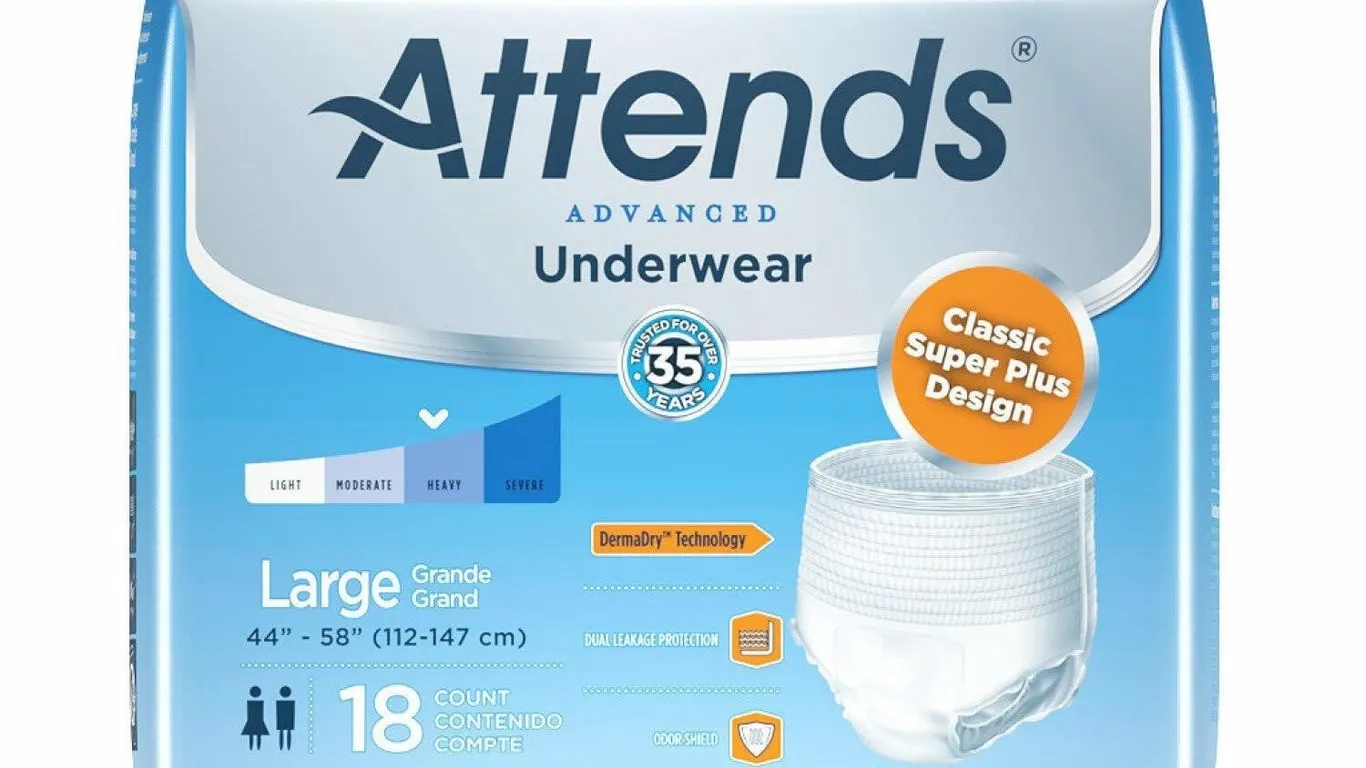 Attends Mck23523101 Adult Absorbent Underwear...