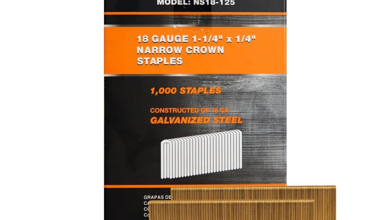 Freeman 18-Gauge 1-14 Narrow Crown Staples