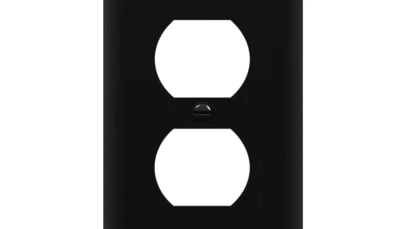 Enerlites 8821-Bk Duplex Receptacle Wall Plate...