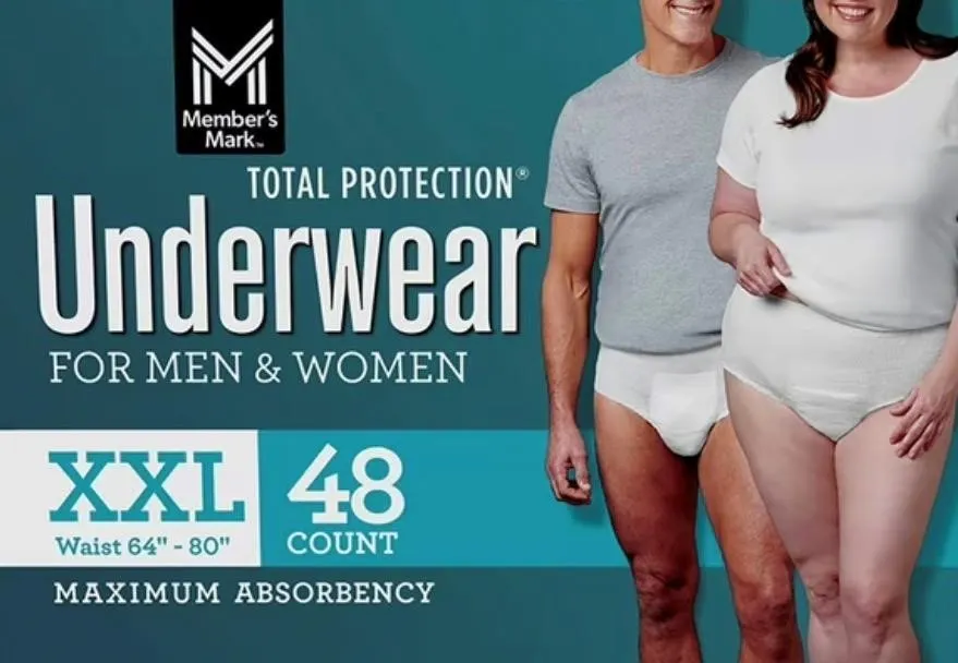 Incontinence Underwear Xxl 48ct