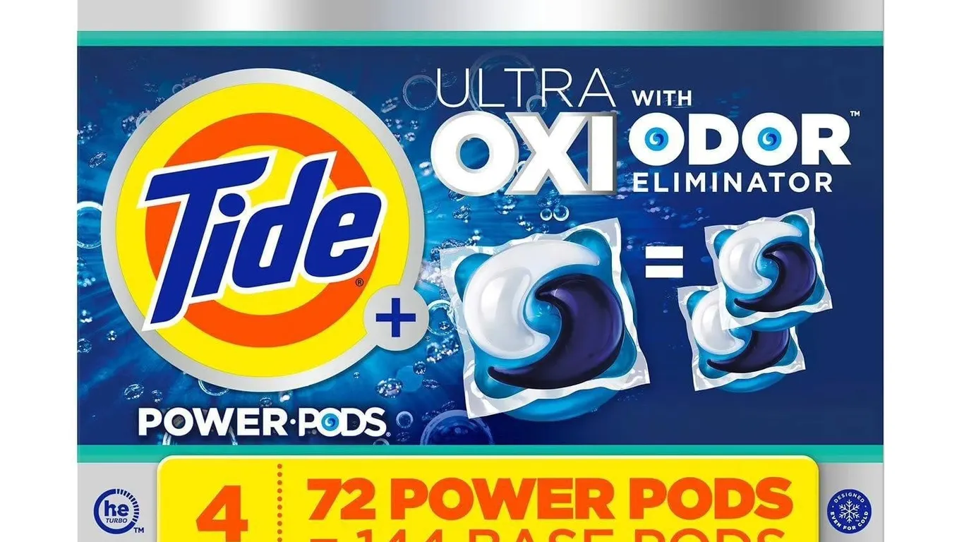 Tide Power Pods Ultra Oxi Laundry Detergent 72ct