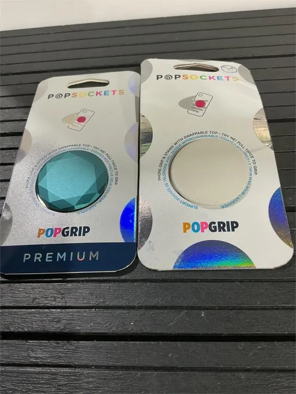 Popsockets Popgrip Bundle Teal and White Grips