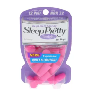 Hearos 5803 Sleep Pretty Foam Ear Plugs 12 Pair
