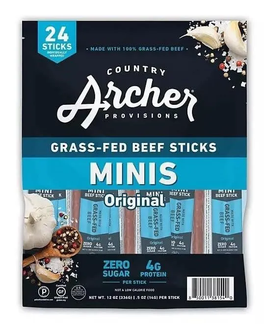 Country Archer Beef Sticks 24oz 24ct