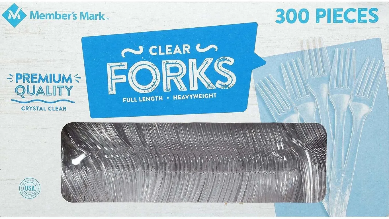 Clear Heavyweight Forks 300 Count