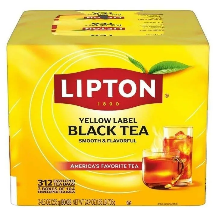 Lipton Black Tea Bags 312 Count